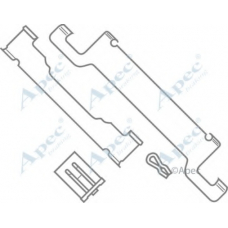 KIT556 APEC Комплектующие, тормозные колодки