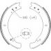 Z4162.00 WOKING Комплект тормозных колодок