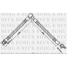 BBH7897 BORG & BECK Тормозной шланг