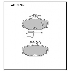 ADB2742 Allied Nippon Тормозные колодки