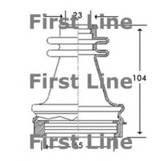 FCB2779 FIRST LINE Пыльник, приводной вал