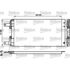 816683 VALEO Конденсатор, кондиционер