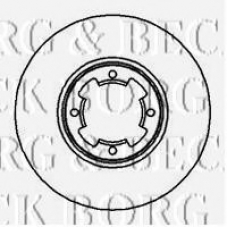 BBD4063 BORG & BECK Тормозной диск