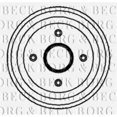 BBR7068 BORG & BECK Тормозной барабан