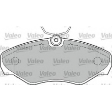 598669 VALEO Комплект тормозных колодок, дисковый тормоз