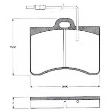 BLF167 QUINTON HAZELL Комплект тормозных колодок, дисковый тормоз
