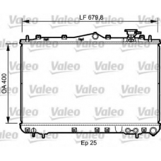 732487 VALEO Радиатор, охлаждение двигателя