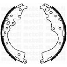 53-0452 METELLI Комплект тормозных колодок