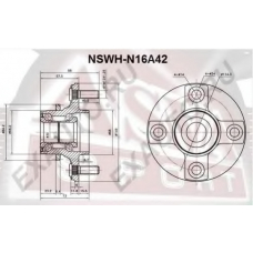 NSWH-N16A42 ASVA Ступица колеса