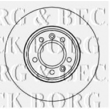 BBD4443 BORG & BECK Тормозной диск
