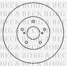 BBD4805 BORG & BECK Тормозной диск