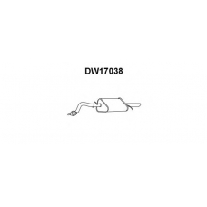 DW17038 VENEPORTE Глушитель выхлопных газов конечный