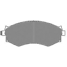 6346 MAPCO Комплект тормозных колодок, дисковый тормоз