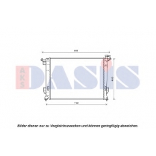 510175N AKS DASIS Радиатор, охлаждение двигателя