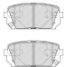 FDB4193 FERODO Комплект тормозных колодок, дисковый тормоз