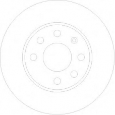 DF4225 TRW Тормозной диск