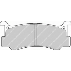 FSL482 FERODO Комплект тормозных колодок, дисковый тормоз