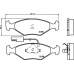 T1029 PAGID Комплект тормозных колодок, дисковый тормоз