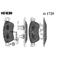181725 ICER Комплект тормозных колодок, дисковый тормоз