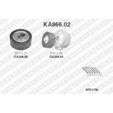 KA866.02 SNR Поликлиновой ременный комплект