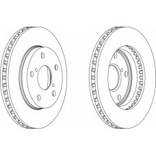 DDF505-1 FERODO Тормозной диск