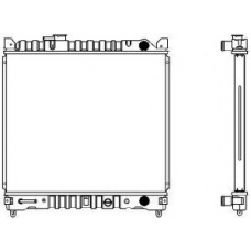 1431-0215 SAKURA  Automotive Радиатор, охлаждение двигателя