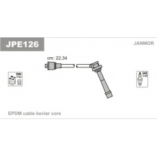 JPE126 JANMOR Комплект проводов зажигания