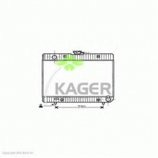31-3517 KAGER Радиатор, охлаждение двигателя