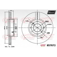 857072.6060 MAXTECH Тормозной диск