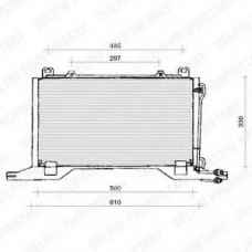 TSP0225124 DELPHI Конденсатор, кондиционер