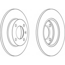 DDF042-1 FERODO Тормозной диск