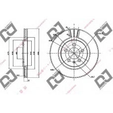 BD1812 DJ PARTS Тормозной диск