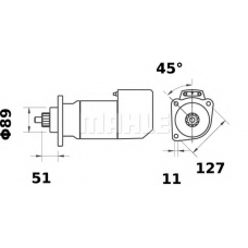 MS 577 MAHLE Стартер