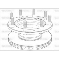 NSA1003.20 WOKING Тормозной диск