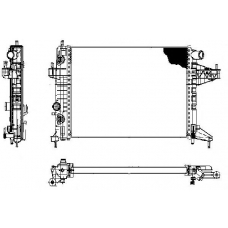 2110071 BEHR Radiator