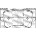 1701-GVIR FEBEST Комплект тормозных колодок, дисковый тормоз