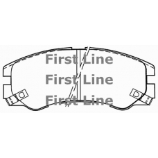 FBP3102 FIRST LINE Комплект тормозных колодок, дисковый тормоз
