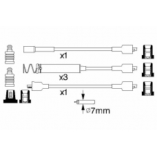 0 986 356 722 BOSCH Комплект проводов зажигания