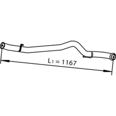 66507 DINEX Труба выхлопного газа