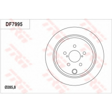DF7995 TRW Тормозной диск
