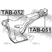 TAB-052 FEBEST Подвеска, рычаг независимой подвески колеса