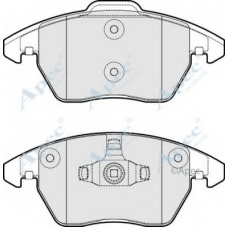 PAD2041 APEC Комплект тормозных колодок, дисковый тормоз