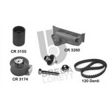 KCD0618 BREDA  LORETT Комплект ремня ГРМ