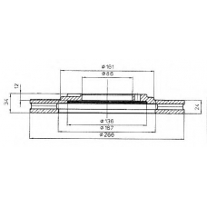 BDC3918 QUINTON HAZELL Тормозной диск