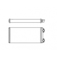 53548 NRF Теплообменник, отопление салона