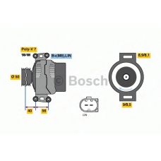 0 121 813 102 BOSCH Генератор