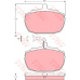 GDB771 TRW Комплект тормозных колодок, дисковый тормоз