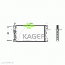 94-5377 KAGER Конденсатор, кондиционер