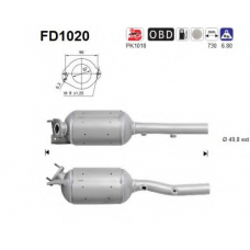 FD1020 AS Сажевый / частичный фильтр, система выхлопа ОГ