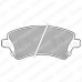 LP1737 DELPHI Комплект тормозных колодок, дисковый тормоз